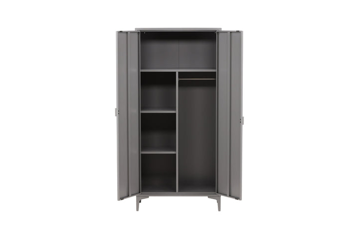 Venture Home Piring Wardrobe - Light Grey / Light Grey
