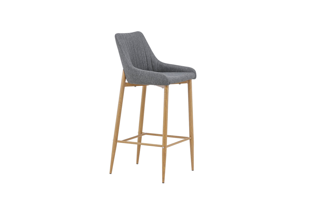 Venture Home Plaza - Bar stool 2-pack - Oak/Dark grey