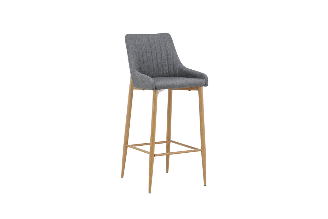 Venture Home Plaza - Bar stool 2-pack - Oak/Dark grey