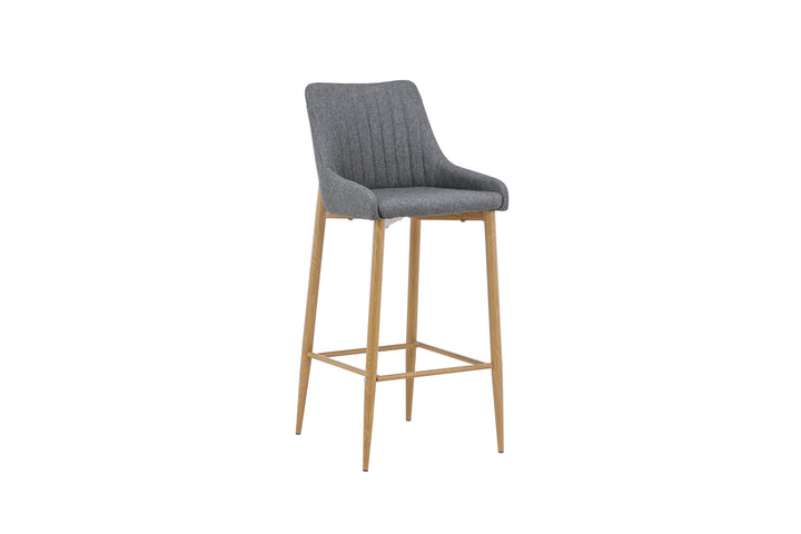 Venture Home Plaza - Bar stool 2-pack - Oak/Dark grey