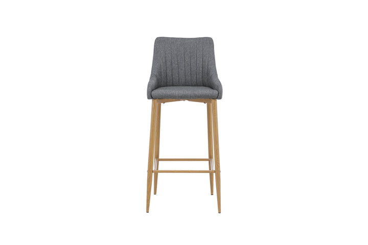 Venture Home Plaza - Bar stool 2-pack - Oak/Dark grey