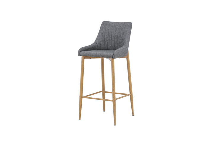 Venture Home Plaza - Bar stool 2-pack - Oak/Dark grey