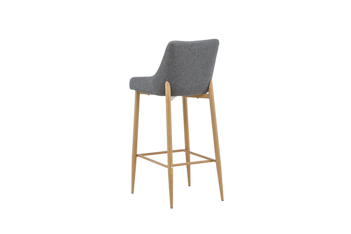 Venture Home Plaza - Bar stool 2-pack - Oak/Dark grey