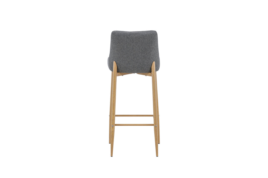 Venture Home Plaza - Bar stool 2-pack - Oak/Dark grey