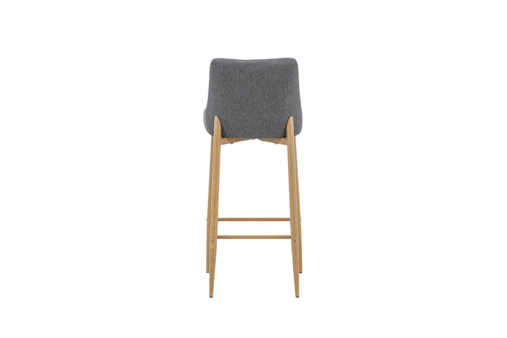 Venture Home Plaza - Bar stool 2-pack - Oak/Dark grey