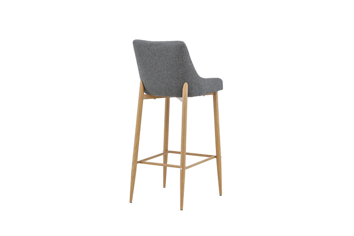Venture Home Plaza - Bar stool 2-pack - Oak/Dark grey