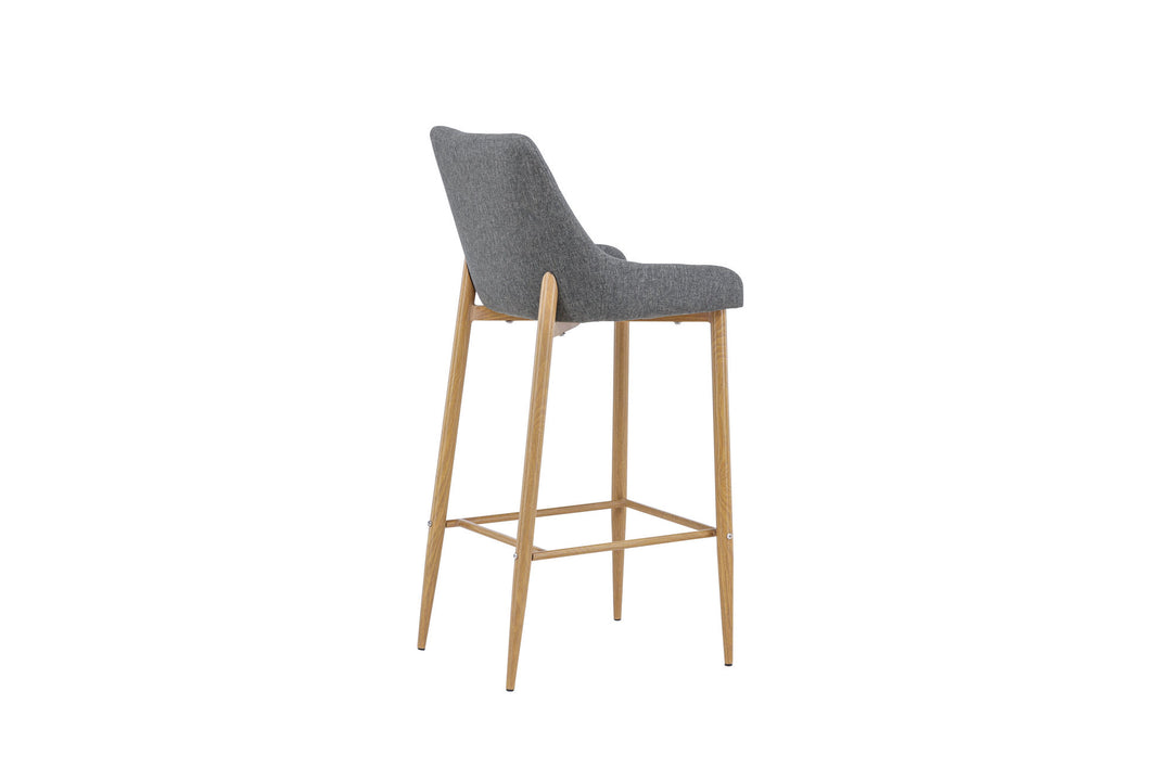 Venture Home Plaza - Bar stool 2-pack - Oak/Dark grey