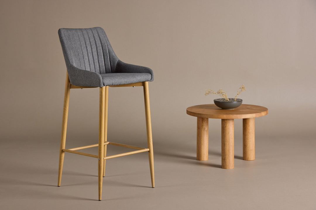 Venture Home Plaza - Bar stool 2-pack - Oak/Dark grey