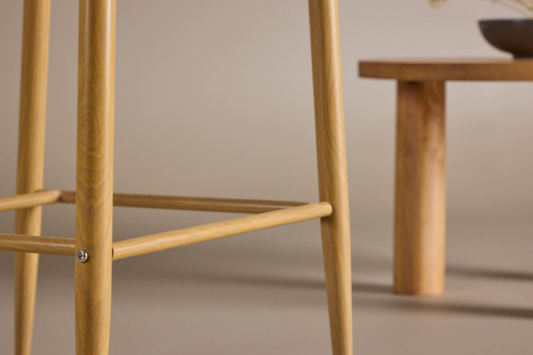 Venture Home Plaza - Bar stool 2-pack - Oak/Dark grey