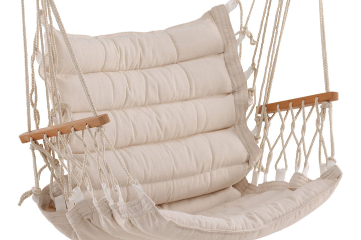 Venture Home Tapaz Swing Wood/Fabric - White /