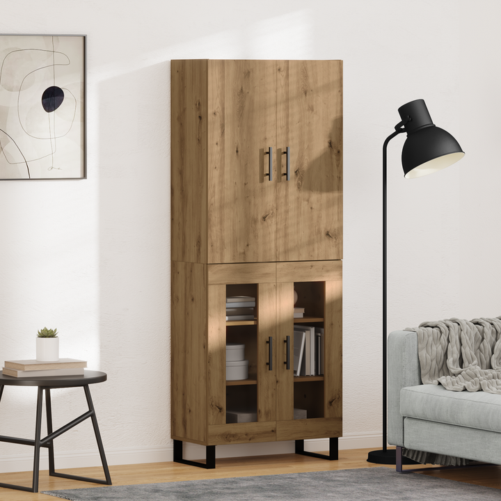 Highboard 2 pcs Artisan Egetræ 69,5 x 34 x 180 cm