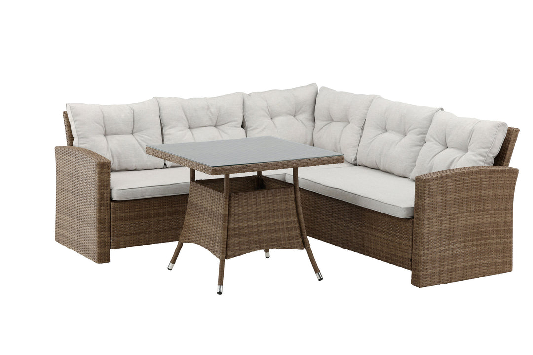 Venture Home Watford Corner sofa - Nature/Nature