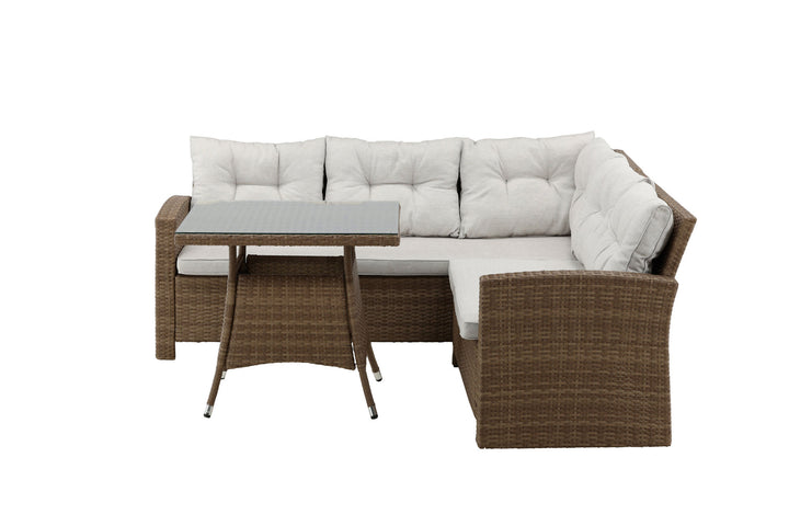 Venture Home Watford Corner sofa - Nature/Nature