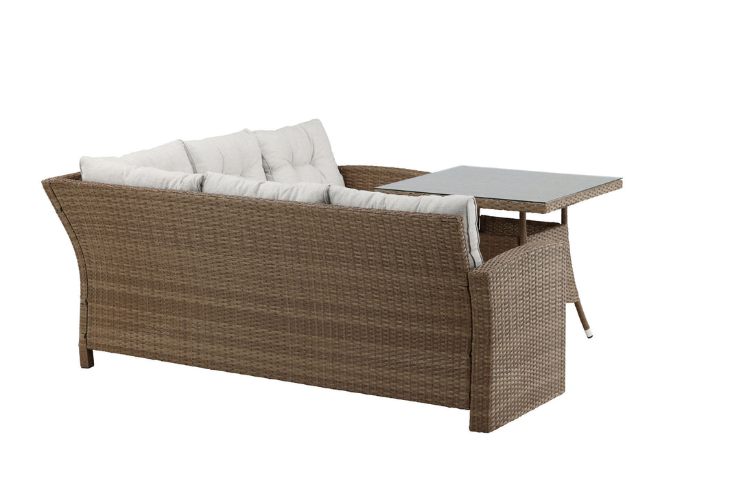 Venture Home Watford Corner sofa - Nature/Nature