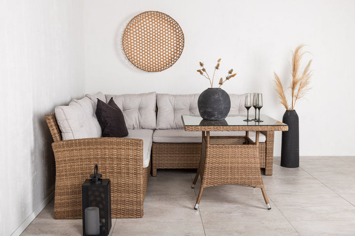 Venture Home Watford Corner sofa - Nature/Nature