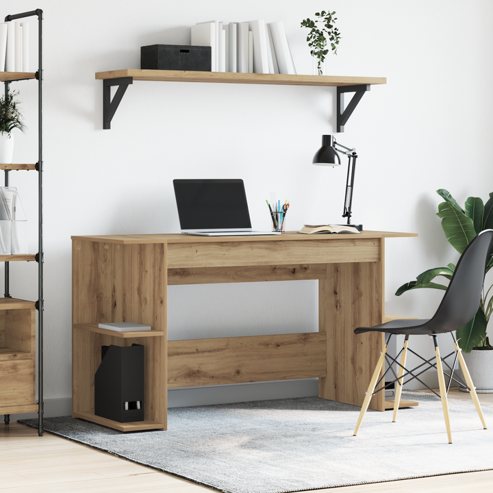 Bord med hylde artisan eg 140 x 50 x 75 cm Konstrueret træ