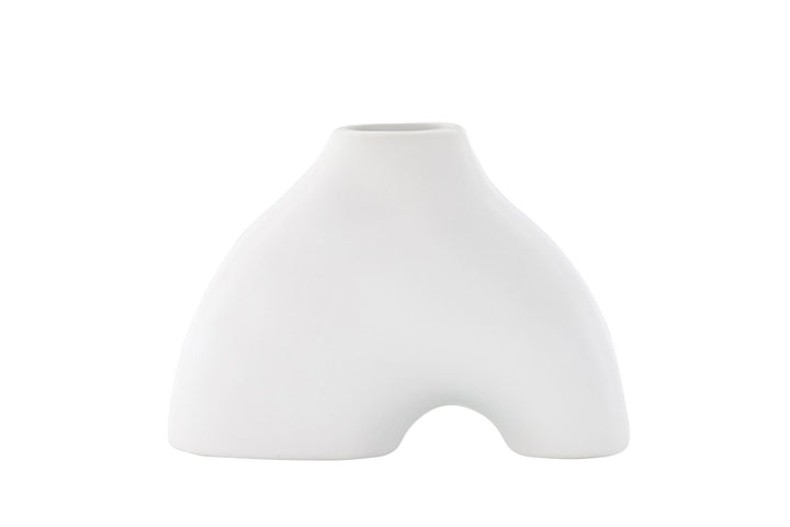 Venture Home Kento Vase - White - 21*8*15Hcm