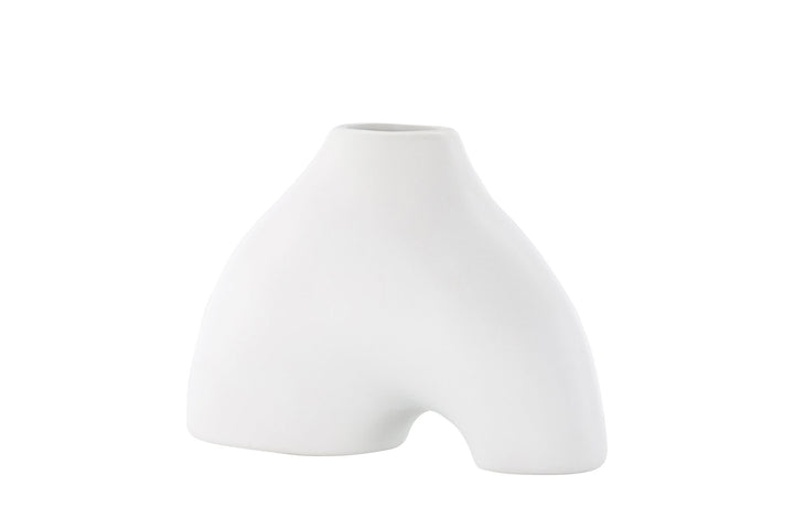 Venture Home Kento Vase - White - 21*8*15Hcm