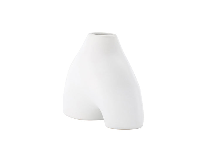 Venture Home Kento Vase - White - 21*8*15Hcm