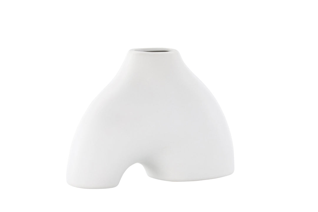 Venture Home Kento Vase - White - 21*8*15Hcm