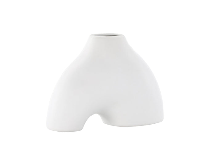 Venture Home Kento Vase - White - 21*8*15Hcm