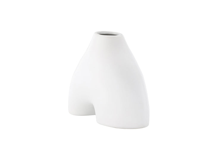Venture Home Kento Vase - White - 21*8*15Hcm
