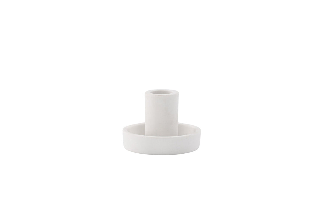 Venture Home Ceco Candlestick - White - W11*H6cm