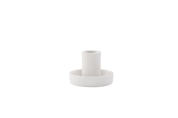 Venture Home Ceco Candlestick - White - W11*H6cm