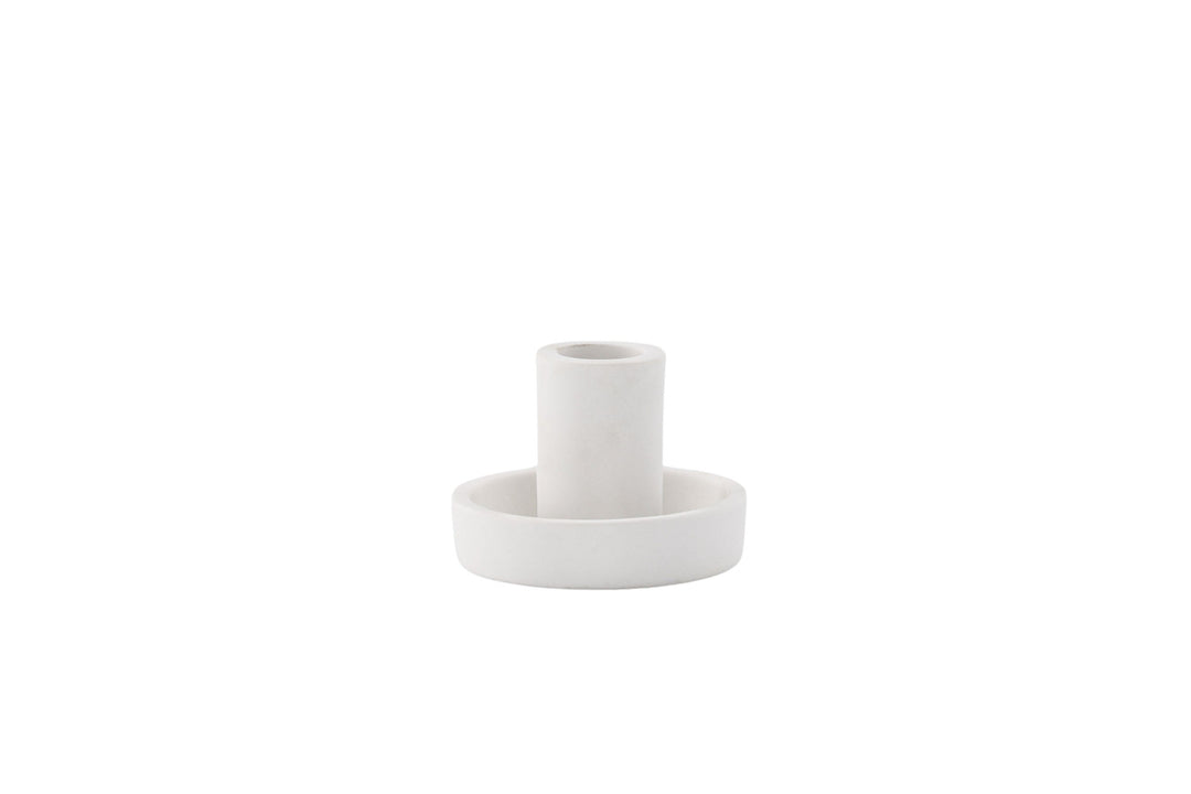 Venture Home Ceco Candlestick - White - W11*H6cm