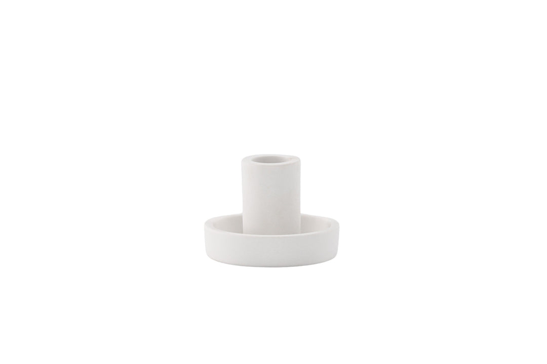 Venture Home Ceco Candlestick - White - W11*H6cm