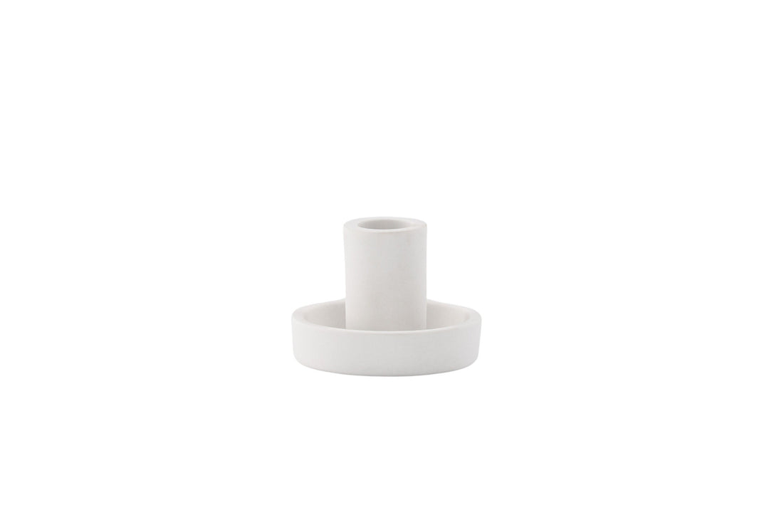 Venture Home Ceco Candlestick - White - W11*H6cm