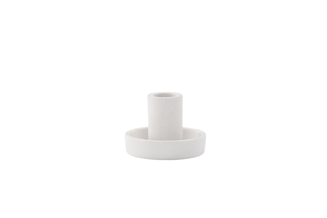 Venture Home Ceco Candlestick - White - W11*H6cm