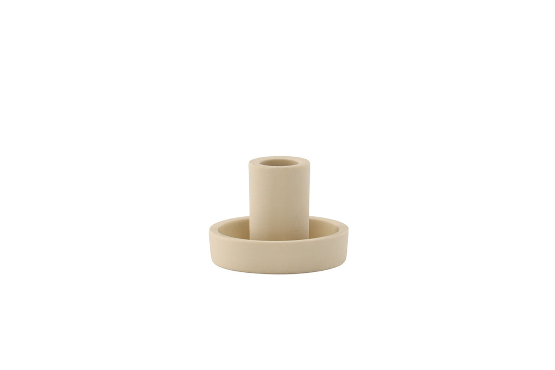 Venture Home Ceco Candlestick - Beige - W11*H6cm