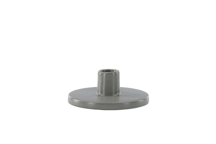 Venture Home Bette Candlestick -  Grey -  W12*H5cm
