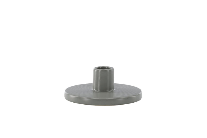 Venture Home Bette Candlestick -  Grey -  W12*H5cm
