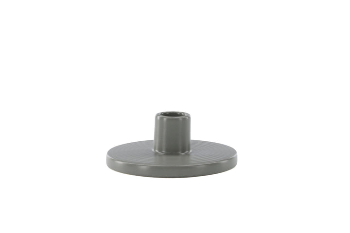 Venture Home Bette Candlestick -  Grey -  W12*H5cm