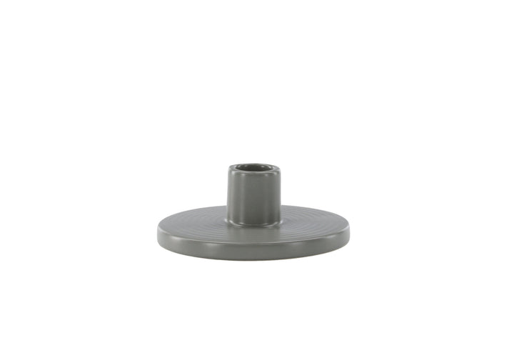 Venture Home Bette Candlestick -  Grey -  W12*H5cm