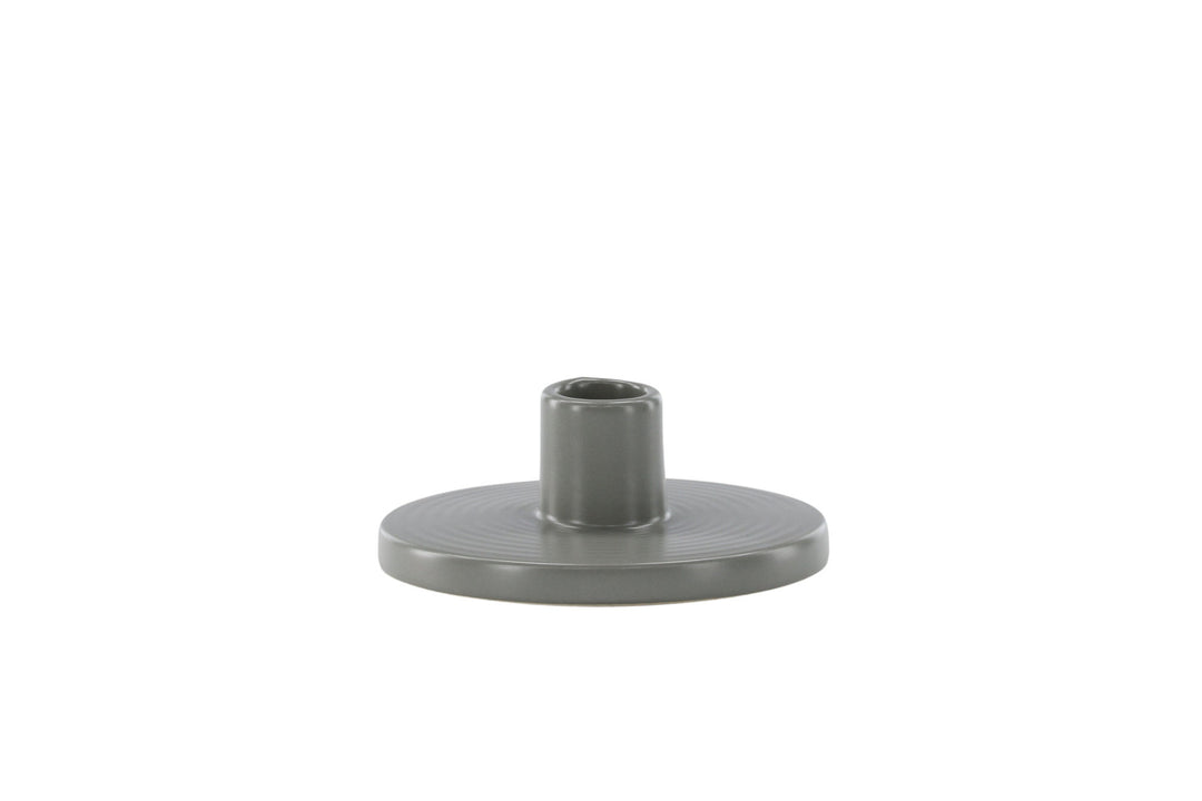 Venture Home Bette Candlestick -  Grey -  W12*H5cm