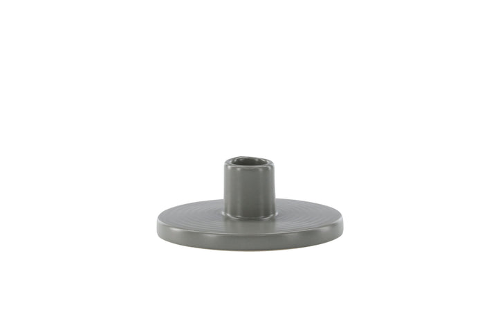 Venture Home Bette Candlestick -  Grey -  W12*H5cm