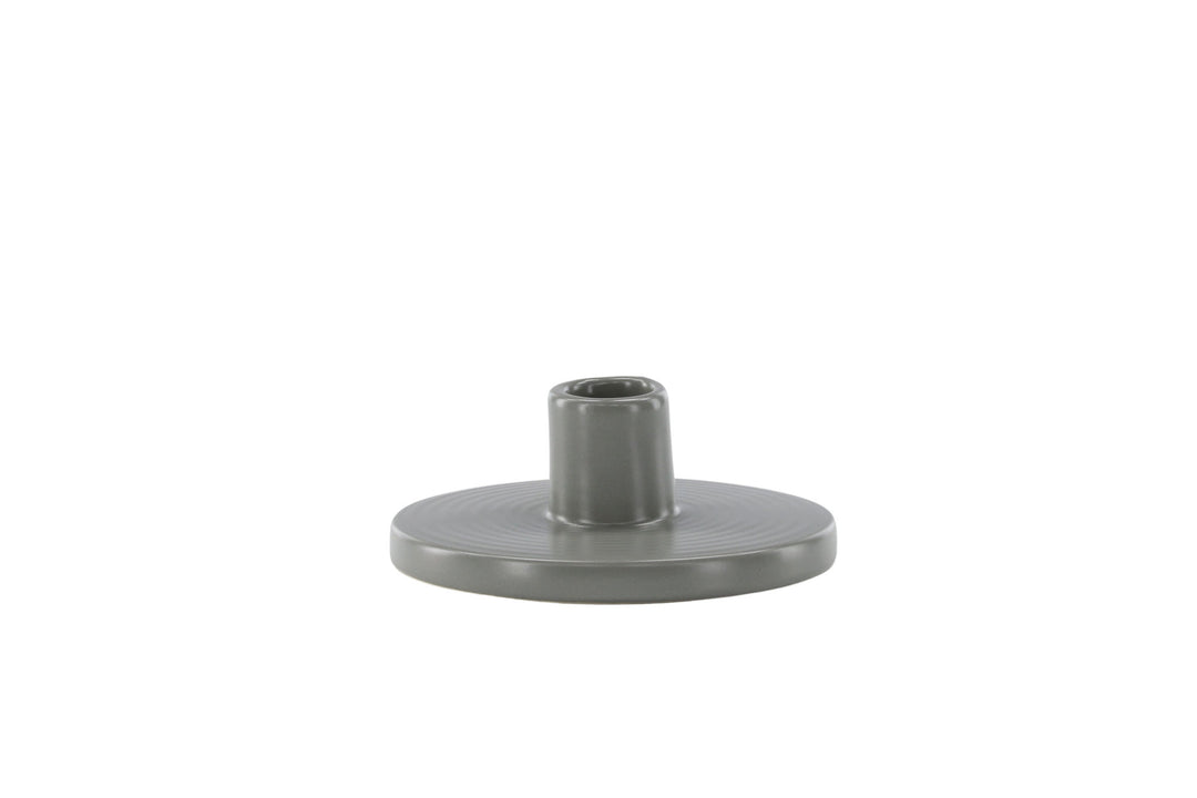 Venture Home Bette Candlestick -  Grey -  W12*H5cm