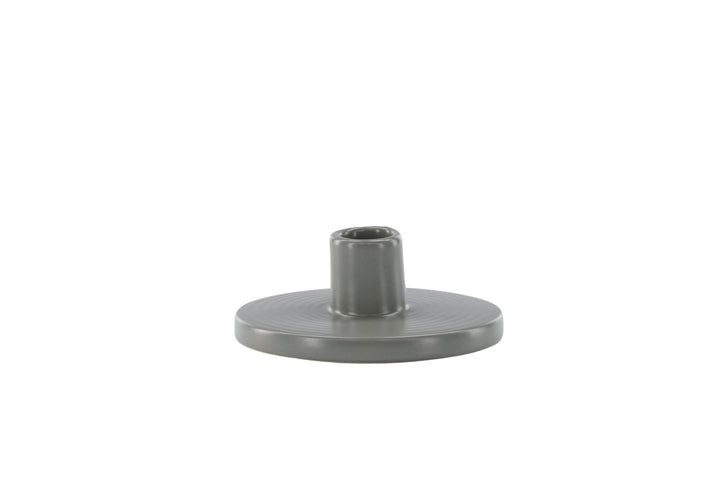 Venture Home Bette Candlestick -  Grey -  W12*H5cm