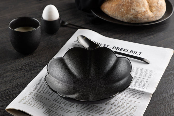 Venture Home Wabi Sabi Plate 2-pack - Matte Black - 21*5cm