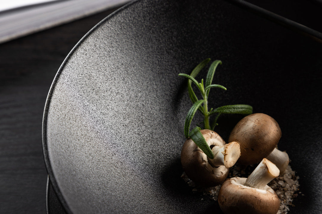 Venture Home Wabi Sabi Bowl 2-pack - Matte Black - 25*8cm