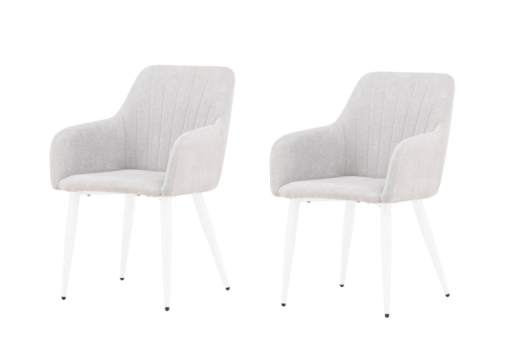 Venture Home Comfort Dining Chair 2-pack - Light Grey /  FSC 100%