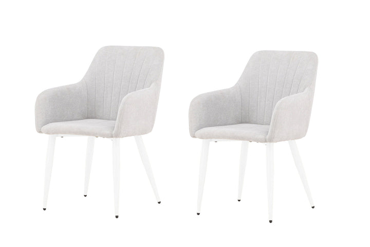 Venture Home Comfort Dining Chair 2-pack - Light Grey /  FSC 100%