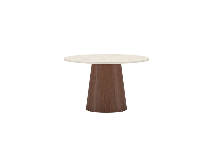 Venture Home Lanzo Dining Table - Mocca / Travertinelook - MDF w 3d-paper