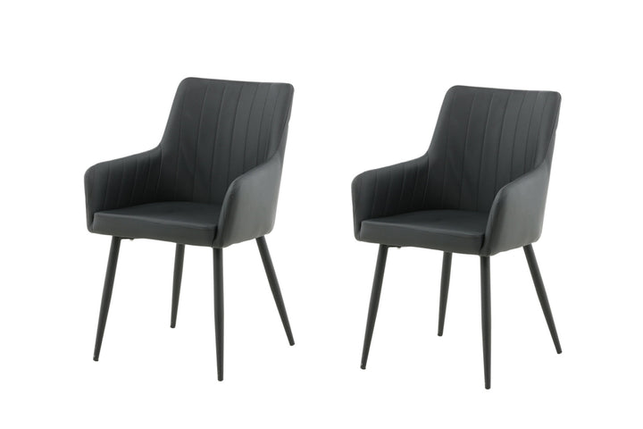Venture Home Comfort - Dining chair 2-pack - black/Black