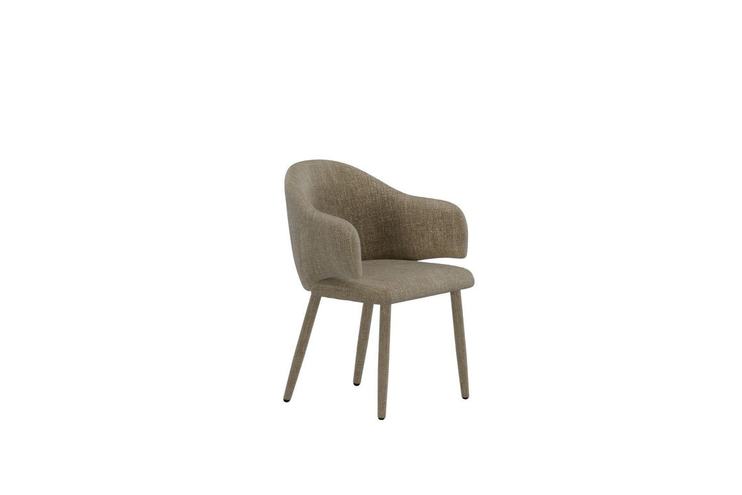 Venture Home Evelin Spisebordsstol 2-pak - Beige Velour / Beige Velour