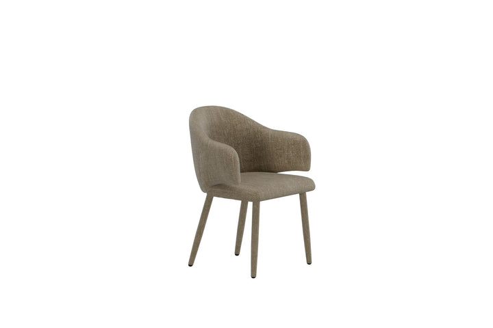 Venture Home Evelin Spisebordsstol 2-pak - Beige Velour / Beige Velour