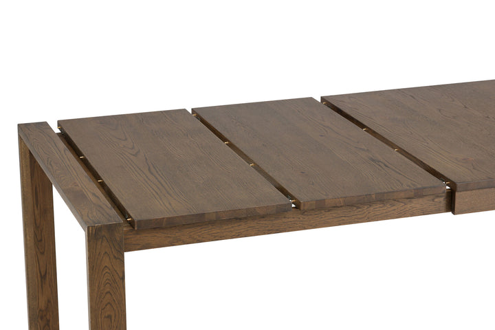 Vind Slider Extention Table - Smoked Oak - 170+40+40cm